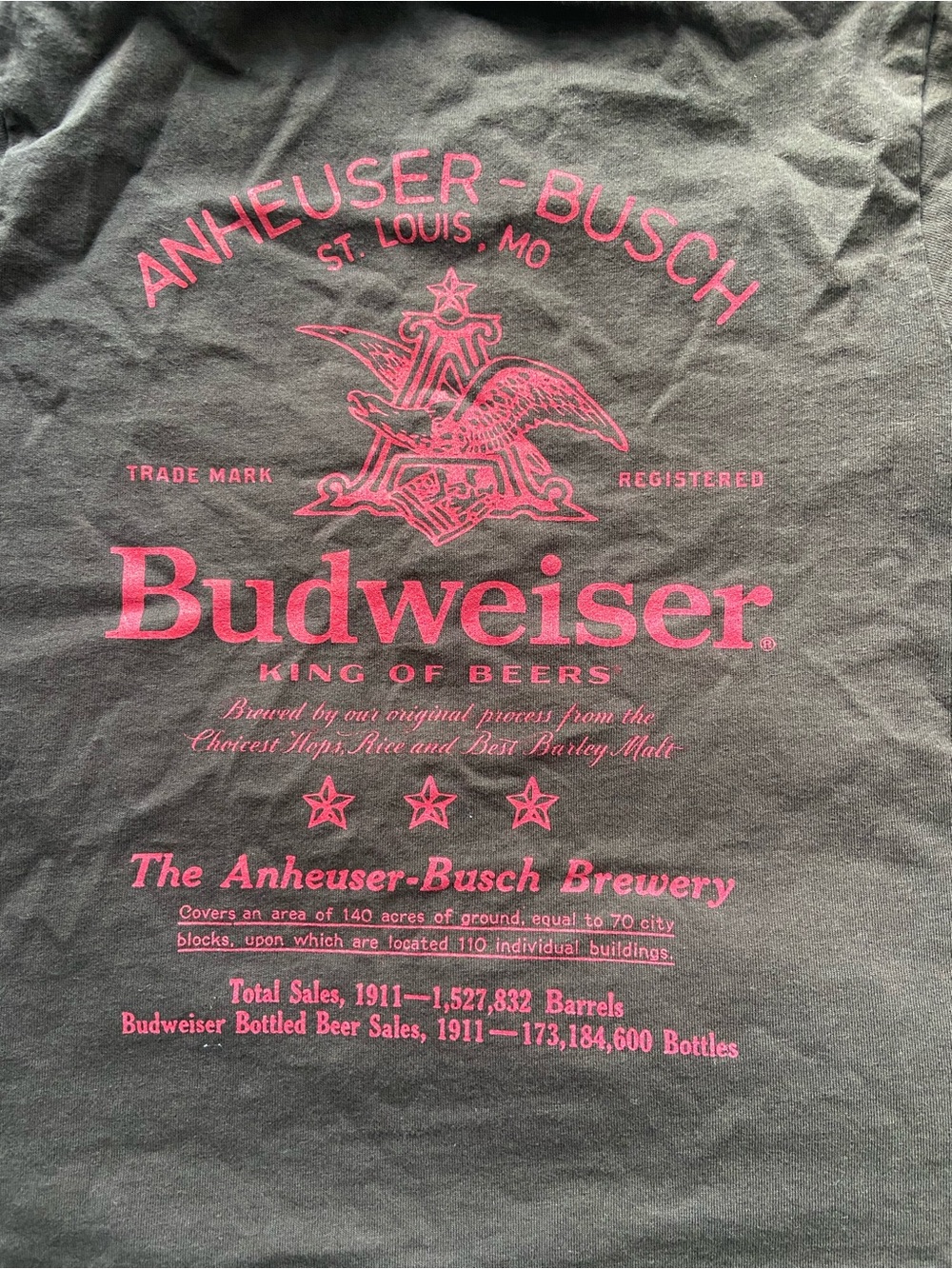 Budweiser Brown Logo Tee - Picture 2 of 3